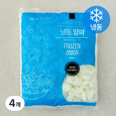 글로벌냉동식품 양파 컷 25mm (냉동), 4개, 1kg