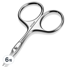 MR.GREEN 不鏽鋼修眉剪 MR2001, 單一顏色, 6個