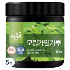 토종마을 모링가 잎가루, 5개, 150g