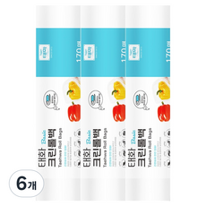 태화 베이직 크린 롤백 중 25cm x 35cm, 6개, 170개입, 중(M)