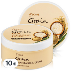 ASOME 곡물세안 딥 클렌징크림, 300ml, 10개