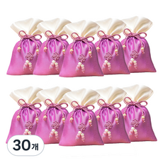 Pojangnet 傳統福袋 基本款 小, 10 紅豆紫色, 30個