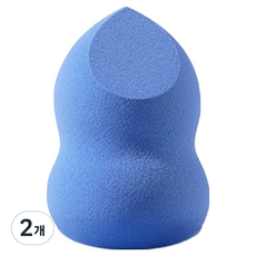 딥톡 메이크업 에어쿠션 퍼프 스펀지, 2개, 블루