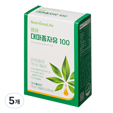 뉴트리원 퓨어 대마종자유 100, 30정, 5개