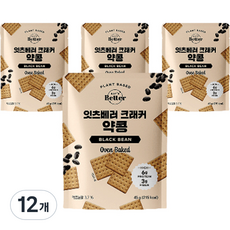 EAT'S Better 烘烤餅乾 黑豆口味, 45g, 12包