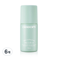 디옴 민트 쿨링 프레쉬 데오 롤 온, 50g, 6개