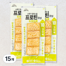 고래사어묵 프로틴 큐브 두부어묵, 80g, 15개