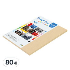 종이문화 프린트프로 얇은 칼라복사지 No 03 베이지 120g, A4, 80개