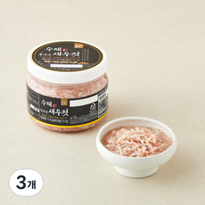 반찬단지 국내산 수제 새우젓, 350g, 3개