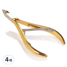 商店 專業用死皮鉗, 4個, 金色