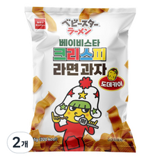 베이비스타 크리스피 라면과자 도데카이, 65g, 2개