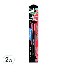 KAI 貝印 舌苔刷 KQ-0401 黑色, 2支, 9g