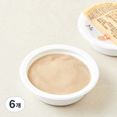 짱죽 냉장 초기 5개월부터 이유식 한우소고기미음, 140g, 6개
