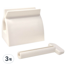 World Clean 簡易擠牙膏器, 白色, 3個