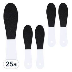 포밍홈 효과적인 발각질제거 양면 흰 손잡이, 100g, 25개, 1개입