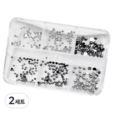 Funny nail 復古飾品6件組 KN-P1107, 2套, 混合色