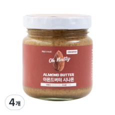 오넛티 아몬드버터 시나몬, 80g, 4개