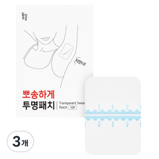 일상공감 뽀송하게 투명패치 10p, 3개