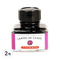 제이허빈 만년필 칼라잉크 30ml, 라우무드카스시/어두운자주색 78, 2개