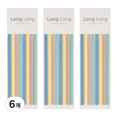 Superssam 長條螢光重點索引貼, 粉彩 + 粉彩 + 粉彩, 160入, 6個