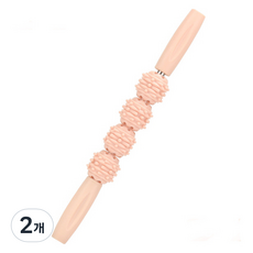 피어니스트 종아리 롤러 스틱 38cm, 핑크, 2개