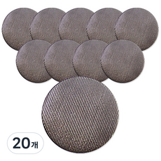Button King 東大門鈕扣王 線條鈕扣 21mm, 霧面黑鎳, 20個