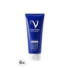 유한양행 브이헤어엑스퍼트 더마탈모완화 트리트먼트, 200ml, 6개