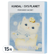 쿤달 프리미엄 인센시브 퍼퓸드 샤쉐 본품, 45g, 5개, 코튼블루향