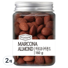 리치팜너트 수푸림 마르코나 아몬드, 160g, 2개