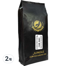 정글인터내셔널 수마트라 만델링 블랜드 원두커피 앤 커피메이커, 핸드드립, 1kg, 2개