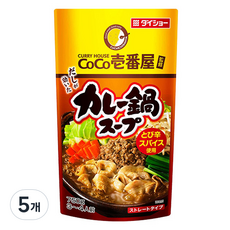 다이쇼 코코이치방 카레 나베용 스프, 750g, 5개