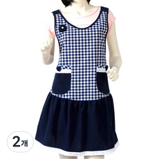 弘大善熙小舖 可愛圍裙, 海軍藍, 2個