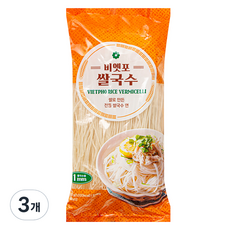 비엣포 쌀국수 버미셀리 1mm, 300g, 3개