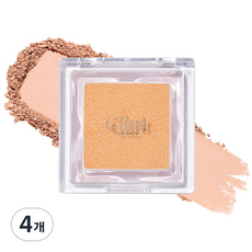 Glint 베이크드 블러쉬 블러셔 2.4g, 01 이터널 브리즈, 4개