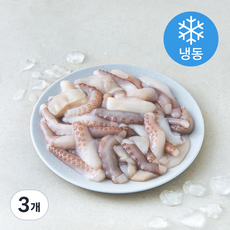 비비수산 깨끗하게 손질한 절단 낙지 (냉동), 3개, 500g