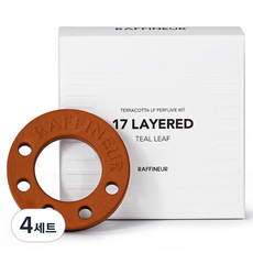 라피네르 테라코타 LP 퍼퓸 디퓨저 키트 24g, 틸 리프, 4세트