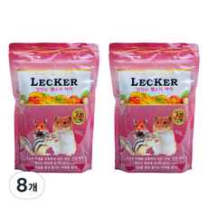 레커 햄스터 먹이, 905g, 8개