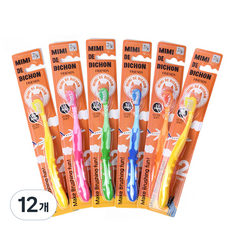 Brush Buddies 米米朵比熊 兒童牙刷 2階段, 混合顏色, 1入, 12個