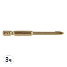 이엑스파워 4날 6.5 유리드릴 EGD-065, 3개