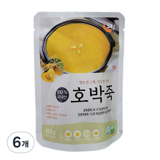 호박죽 파우치, 280g, 6개