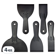 바벨롭 고탄력 스크래퍼 플라스틱 헤라 5종 세트, 4세트