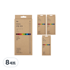 아이비스 비비드 연필 세트 HB SP12036, 혼합색상, 8세트