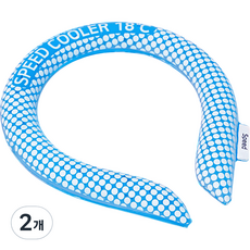 SpeedGown 管狀涼感圍巾 降溫頸圈 冰涼頸圈, 白色圓點