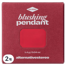 Alternativestereo 腮紅吊墜絲絨潤唇膏 1.4g, 2個, V11 蘋果泡芙