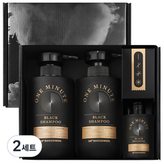 Dr. Bang Giwon 灰染髮 1 分鐘黑色洗髮水禮品套組, 2套