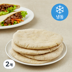 브로드카세 저당 포켓 브레드 1 (냉동), 90g, 2개, 4개입