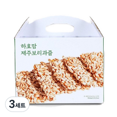 Hahyomam 濟州大麥仁油蜜果禮盒 24包入, 840g, 3盒