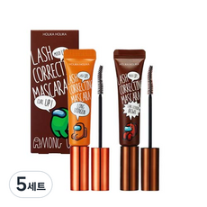 홀리카홀리카 어몽어스 래쉬 코렉팅 마스카라 2종 세트, 03 롱 익스텐션, 04 롱 익스텐션 브라운, 5세트