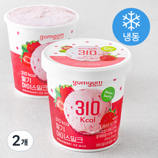 곰곰 310Kcal 딸기 아이스밀크 (냉동), 474ml, 1개입, 2개