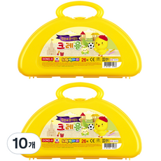 DONG-A 黃色小雞蠟筆, 26色, 10個